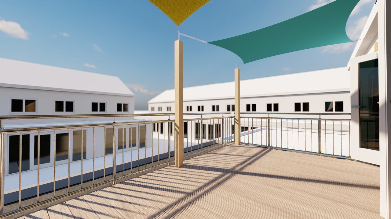 Dakterras op aanbouw Nieuw_3 - Photo Dakterras aanleggen