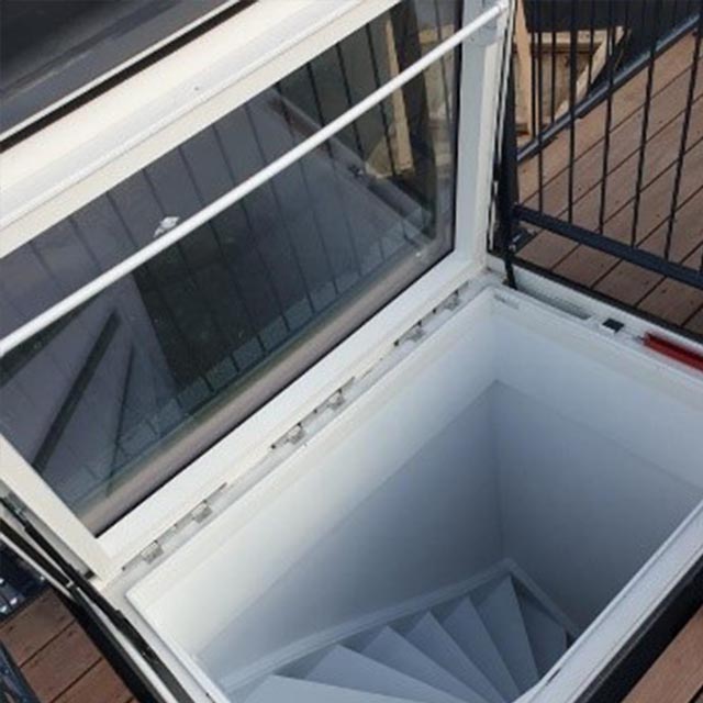 Dakterras op plat dak